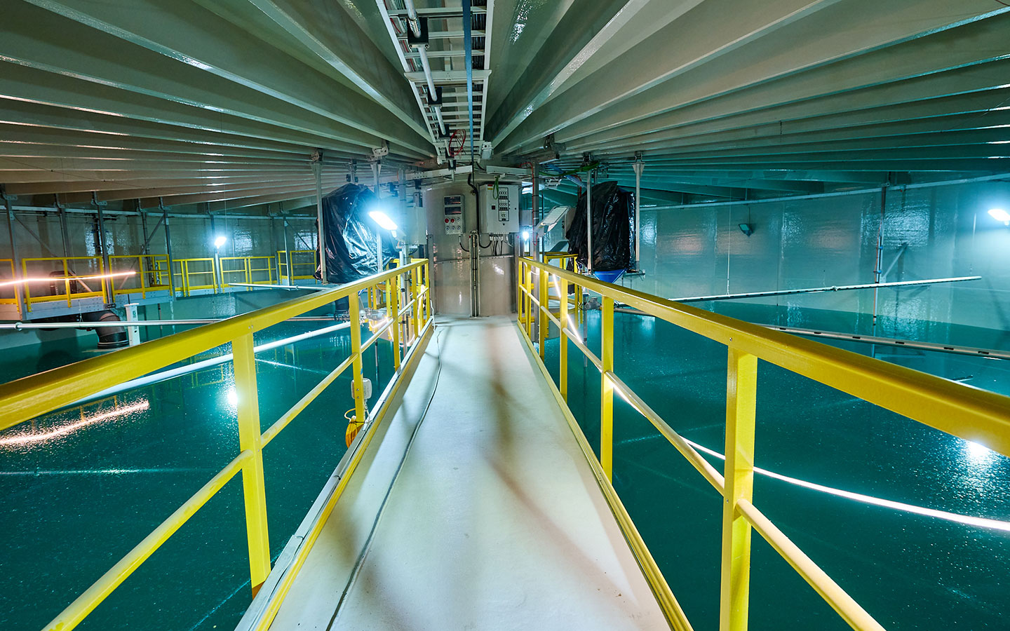 Tank Successfully Filled With Seawater. Photo